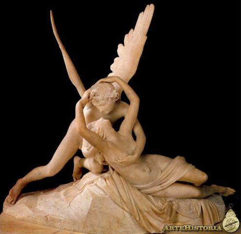 Cupido y Psiqué, Canova