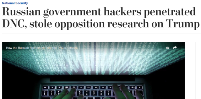 Russia Blamed For DNC Hack, Later Debunked