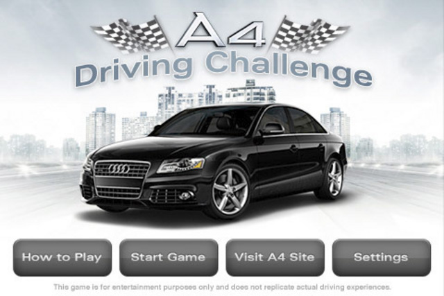 Audi: A4 Driving Challenge
