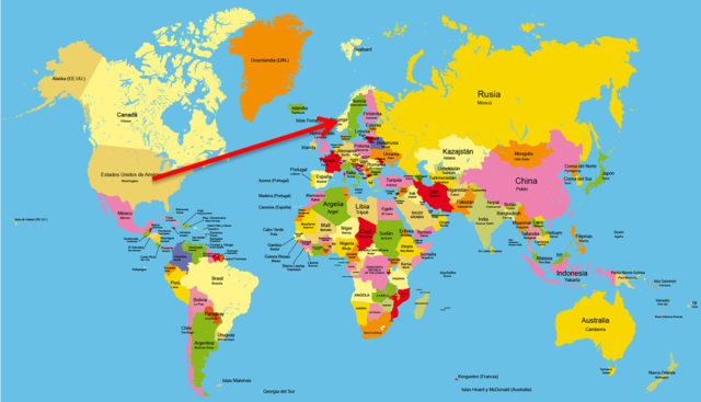 Primera conexión Internacional