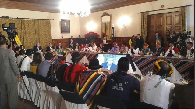 CARONDELET ABRE LAS PUERTAS PARA RECIBIR A LOS INDÍGENAS