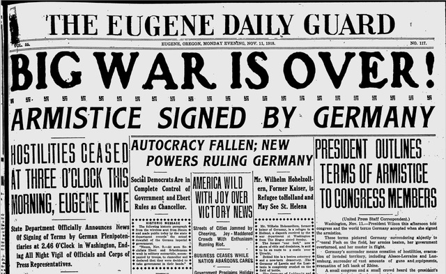 World War I Ends