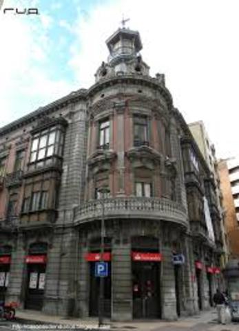 Se construye la  Casa de Eladio Muñiz o de Josefina Balsera, un indiano que hizo su fortuna en Cuba.