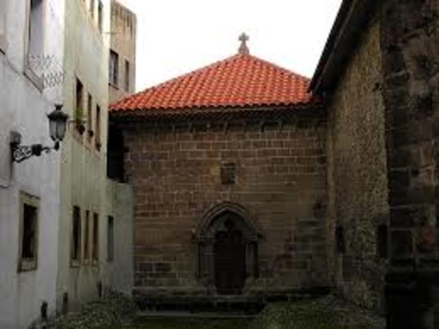 Pedro Solís construyó su capilla funeraria adosada al muro norte de la iglesia de San Nicolás de Bari, de Avilés