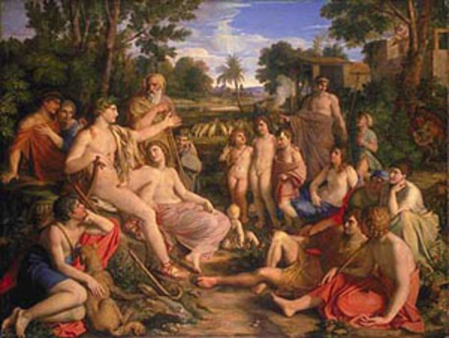 Gottlieb Schick, Apollo fra i pastori della Tessaglia, 1806-1808