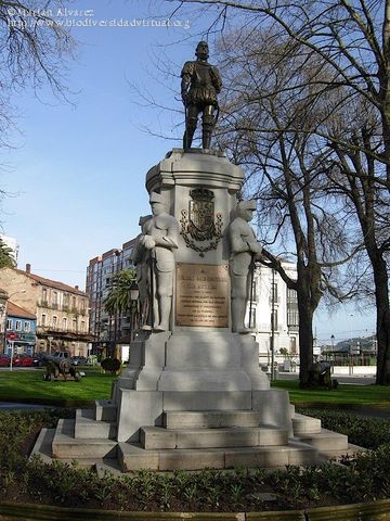 Monumento a Pedro de Avilés, fundador de la Florida.