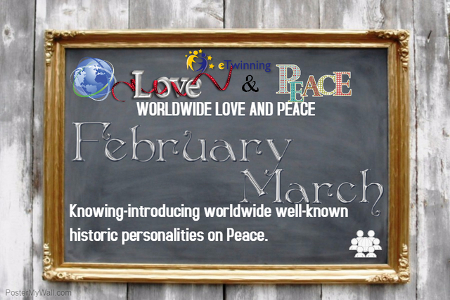 Knowing-introducing worldwide well-known historic personalities on Peace.