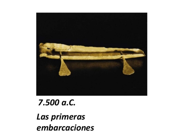Primeras envarcaciones
