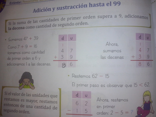 ADICIÓN Y SUSTRACCIÓN CON NÚMEROS DE DOS CIFRAS