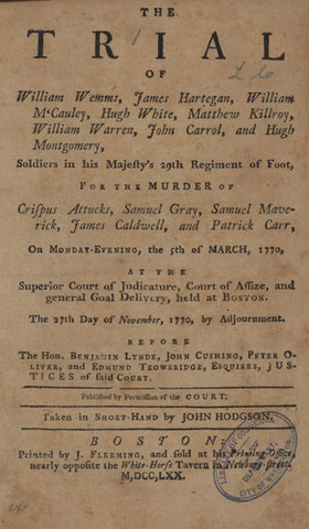 Trial of Captain Preston