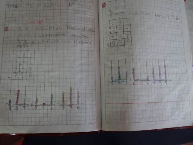 ADICIÓN CON NÚMEROS DE  TRES CIFRAS  SIN REAGRUPAR