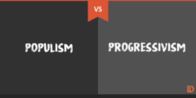 Populism and progressivism