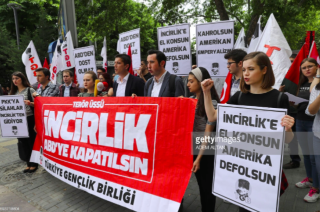 Protest at Turkey's Incirlik Air Base