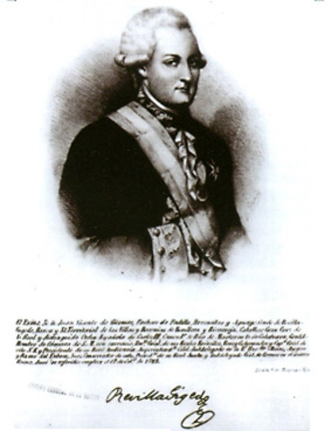 México: Llega el Segundo conde de Revillagigedo (Juan Vicente de Güemes Pacheco)