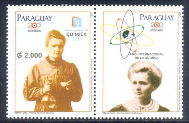 Entrega del Premi Nobel de química a Marie Curie
