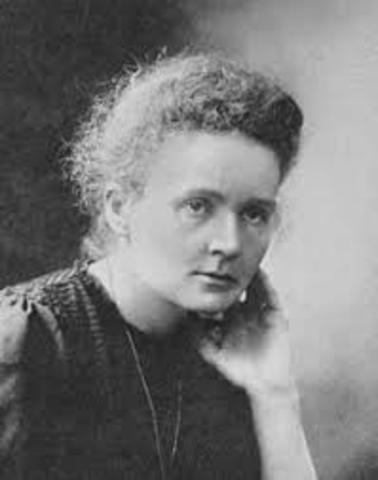 Entrega del Premi Nobel de química a Marie Curie