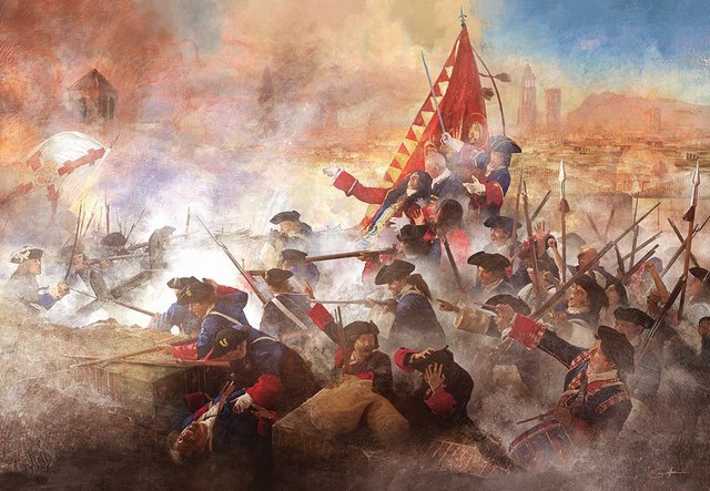 Fi del Setge de Barcelona per part de les tropes de Felip V