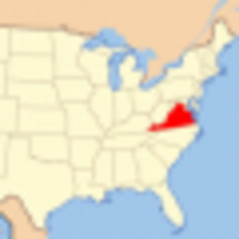 Virginia, One of the 1st Colonies - USA