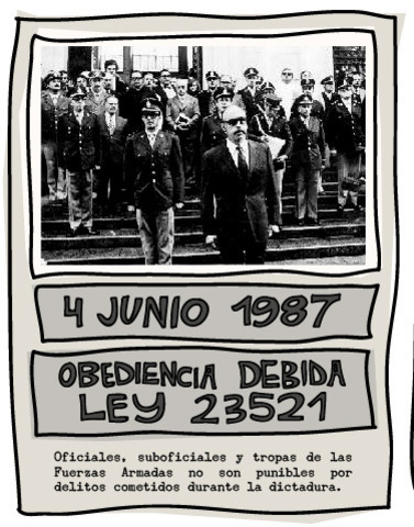 Ley de Obediencia Debida.