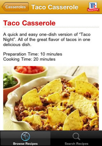 McCormick: Recipe Finder