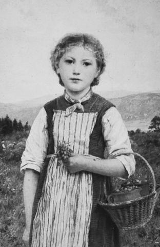 Albert Anker, Marietta delle fragole, 1884