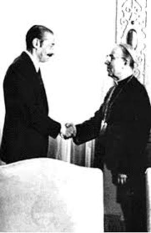 Llegada del Cardenal Antonio Samoré