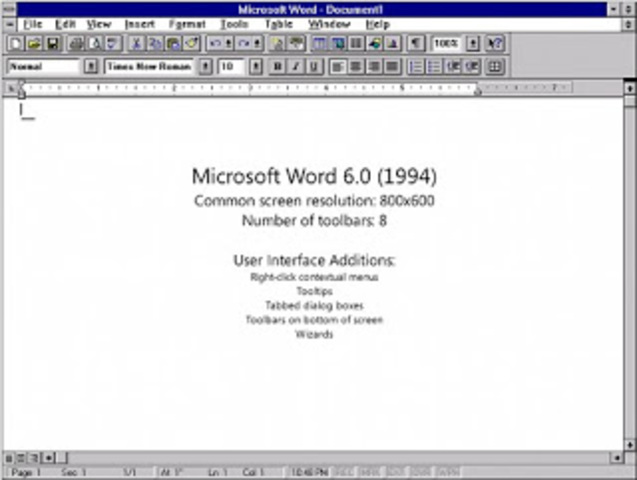 Word 6.0 (1993)