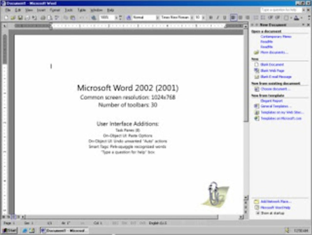 Word 2002(2001)