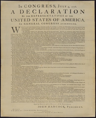 Decleration of Independance