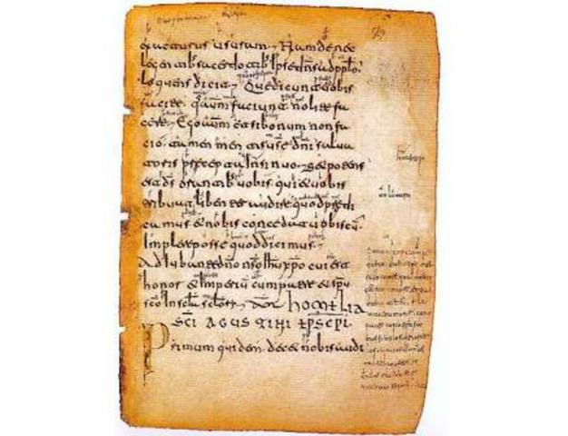 LANGUE: Premiere texte en français