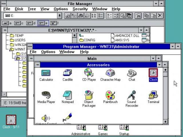 WINDOWS NT 3.1