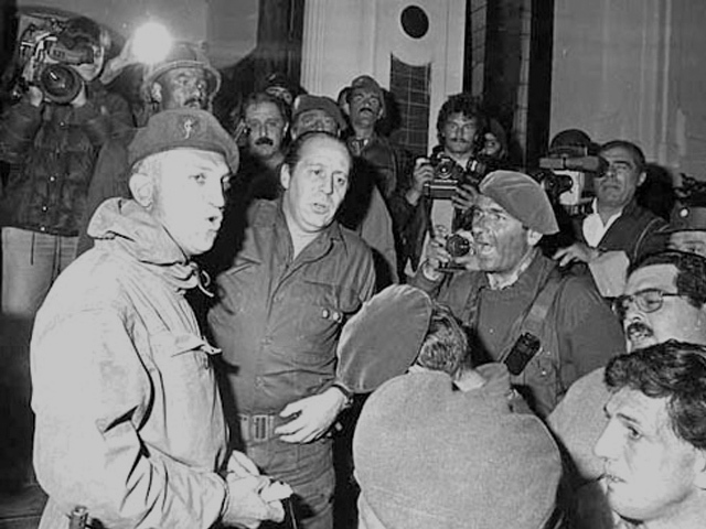 Sublevación del regimiento 4 de Monte Caseros