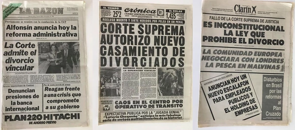 Ley de divorcio y Congreso Pedagógico