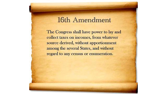 16 Amendment