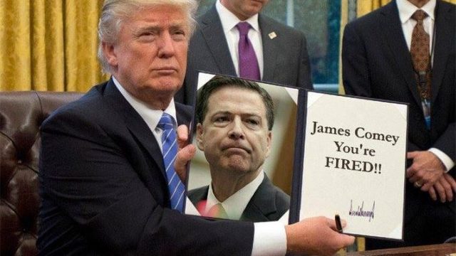 FBI Director James Comey Fired