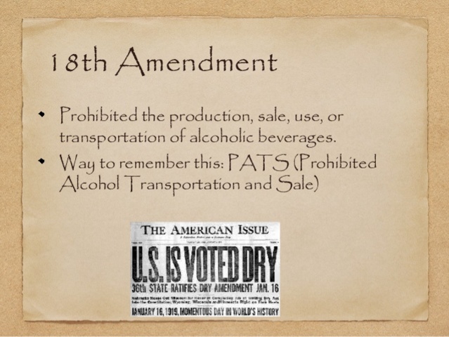 18 Amendment