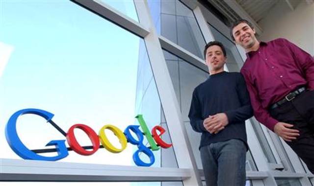 Sergey Brin y Larry Page crean Google  El numero de Usuarios de Internet alcanza 1 millón
