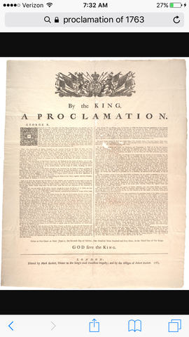 Proclamation of 1763