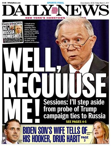 Jeff Sessions recuses himself from Russia investigation