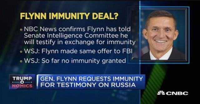 Flynn offers to be interviewed in exchange for immunity