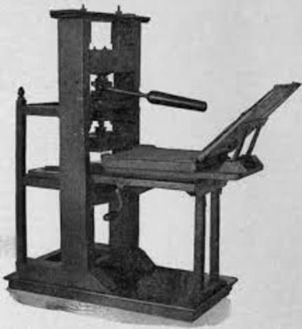 Cast Iron Printer - Lord Stanhope