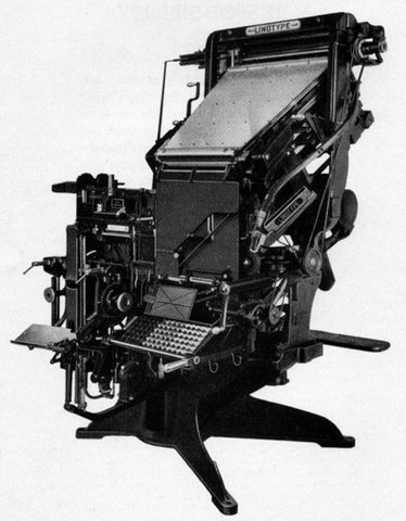 Linotype Machine - Ottmar Mergenthaler