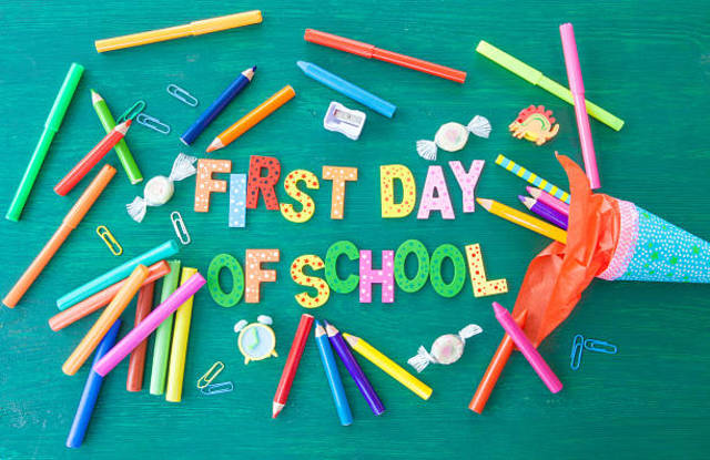 my first day of school