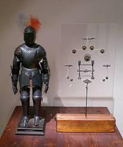 el automata de Da Vinci en 1534