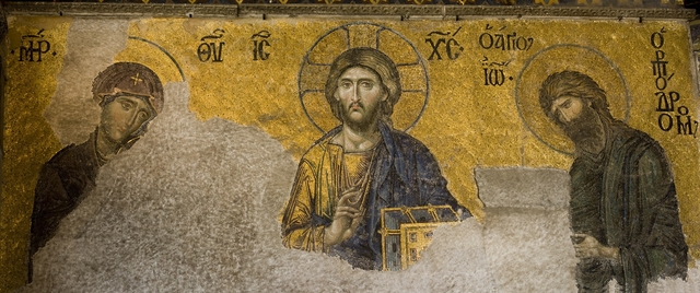 Detail of Deesis Mosaic