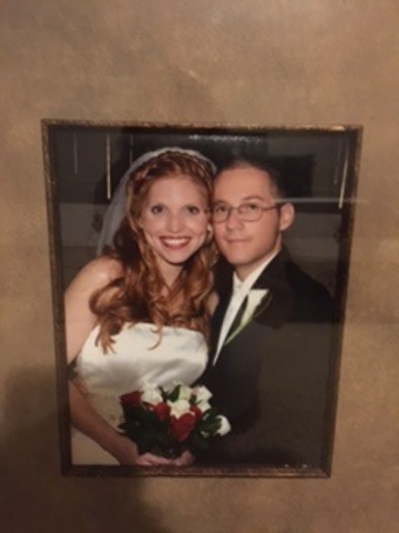 My Wedding: Photo included of me and my husband John