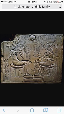 Akhenaton, Nerfititi & 3 daughters