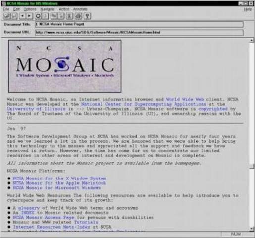 Aparece el primer navegador
