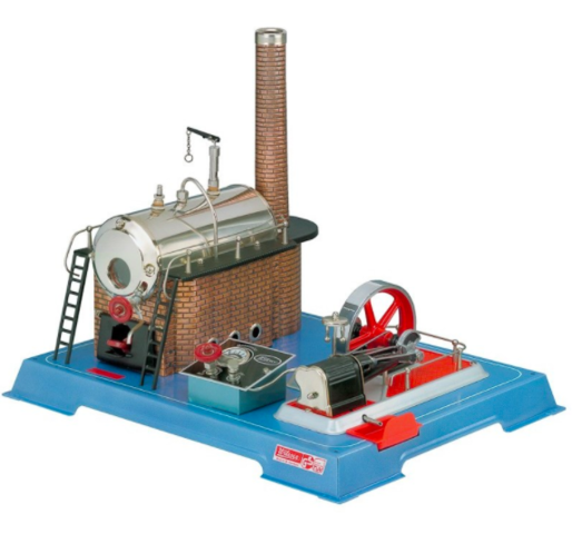 Danmarks første dampmaskine installeres