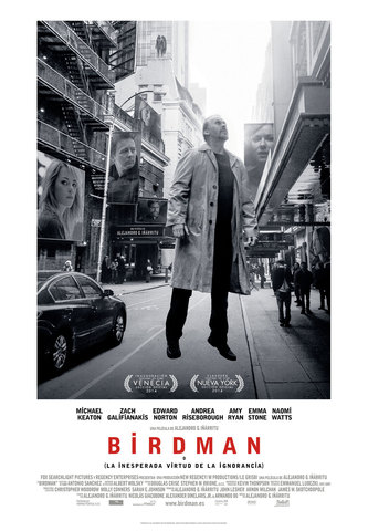 Birdman o la inesperada virtud de la ignorancia (Alejandro González Iñárritu)